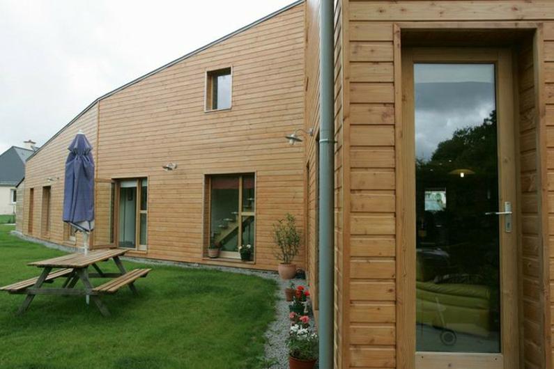 Maison en Z à ossature bois à Plescop, Morbihan : Image 3